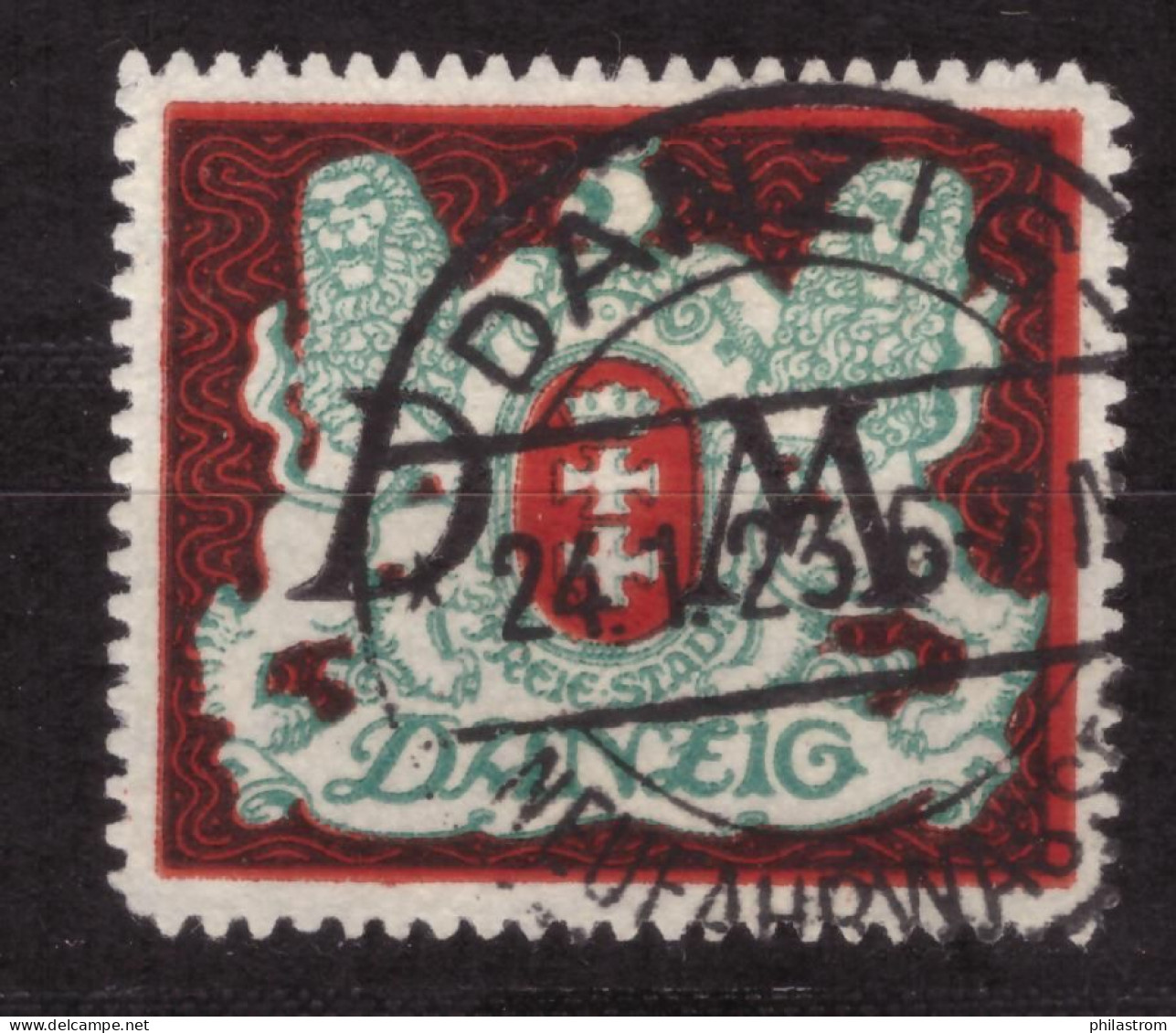 Danzig Dienst - Mi Nr 21 X - Used - O - Gestempelt - Obliteré (DZG-0291) - Dienstmarken