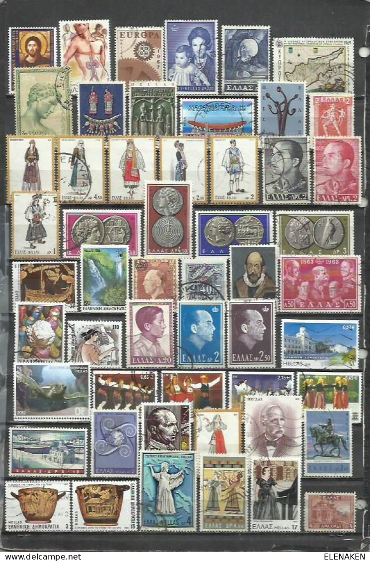 R470R-LOTE SELLOS GRECIA SIN TASAR,SIN REPETIDOS,ESCASOS. -GREECE STAMPS LOT WITHOUT PRICING WITHOUT REPEATED. -GRIECHEN - Verzamelingen