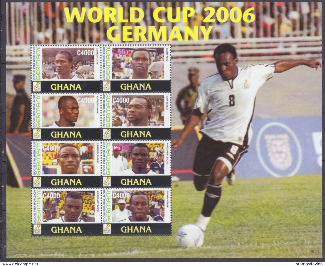 2006 Ghana 3839-3846KL 2006 FIFA World Cup Germany 9,50 € - 2006 – Alemania