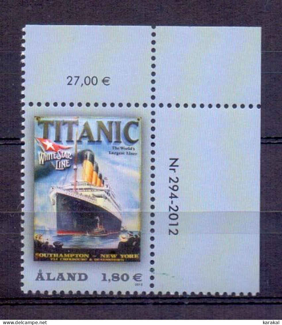 P20120414 Aland Belgium Titanic 1992 - Stamp From Aland MNH XX - Gezamelijke Uitgaven