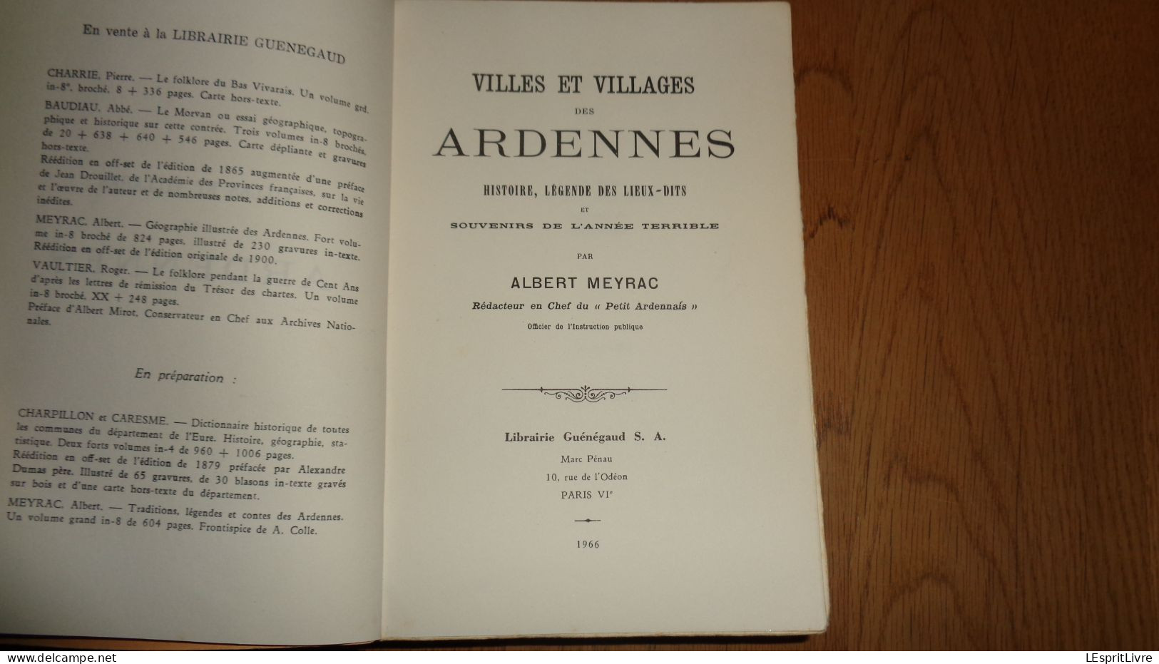 VILLES ET VILLAGES DES ARDENNES Meyrac Régionalisme Sedan Fumay Revin Charleville Renwez Meuse Givet Hierges Vireux - Champagne - Ardenne