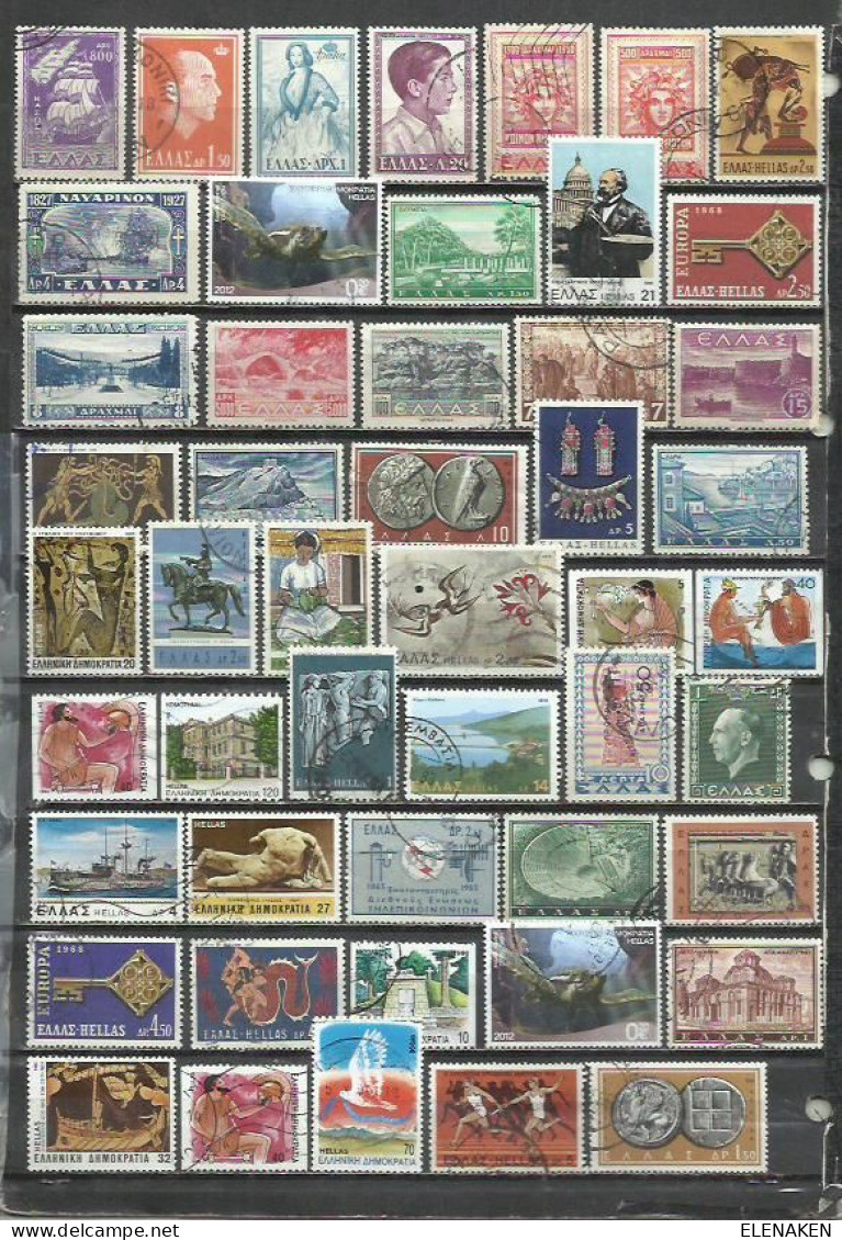 R470S-LOTE SELLOS GRECIA SIN TASAR,SIN REPETIDOS,ESCASOS. -GREECE STAMPS LOT WITHOUT PRICING WITHOUT REPEATED. -GRIECHEN - Collections