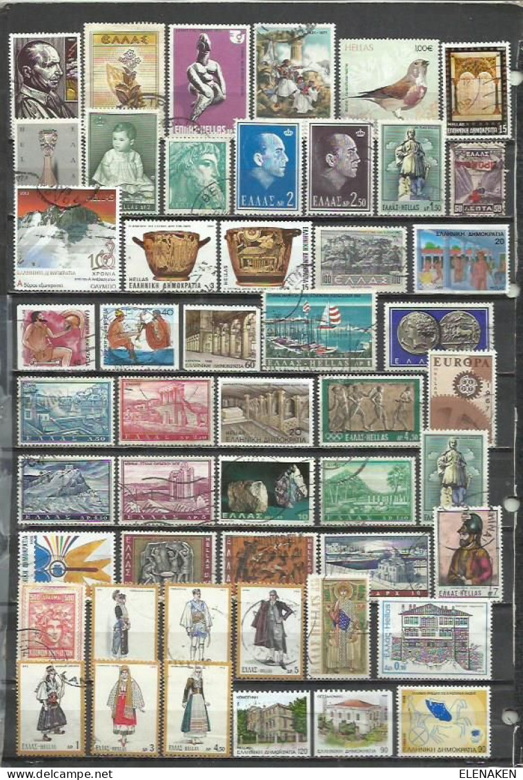 R470T-LOTE SELLOS GRECIA SIN TASAR,SIN REPETIDOS,ESCASOS. -GREECE STAMPS LOT WITHOUT PRICING WITHOUT REPEATED. -GRIECHEN - Collections
