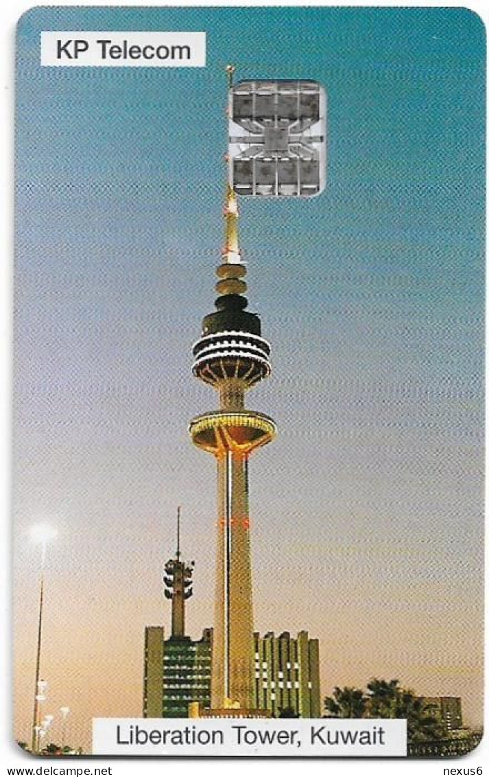 Kuwait - KP Telecom (Chip) - Liberation Tower (No Frame), SC7, 1996, Used - Kuwait