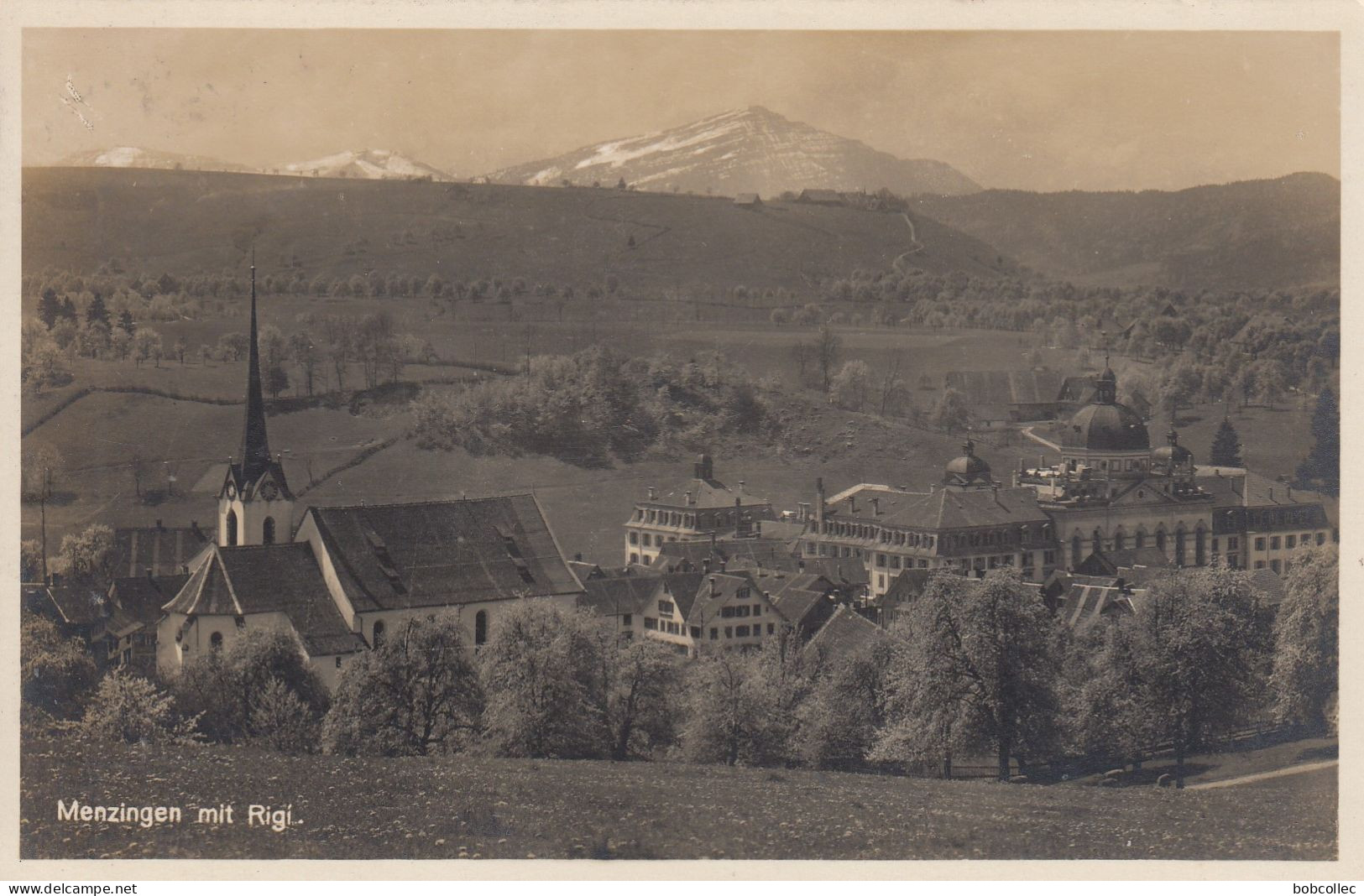 MENZINGEN (Zoug):Menzingen Mit Rigi - Menzingen