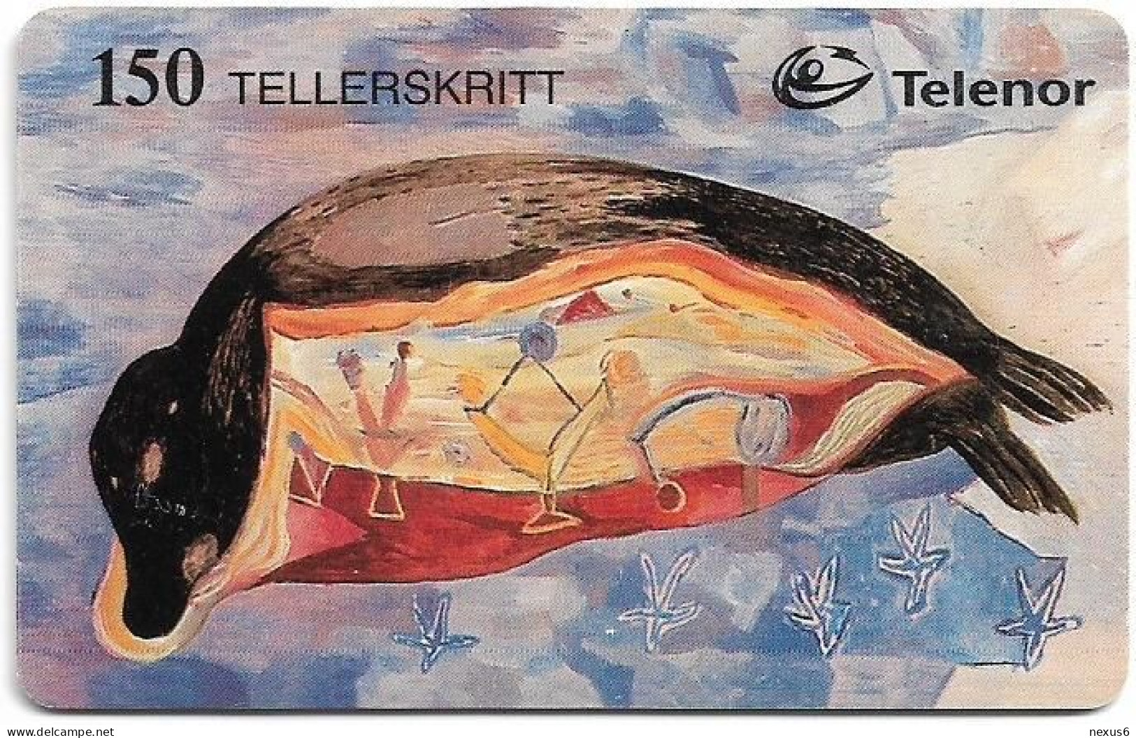 Norway - Telenor - Kyllingmark - N-058 - 09.1995, 150U, 30.000ex, Used - Noorwegen