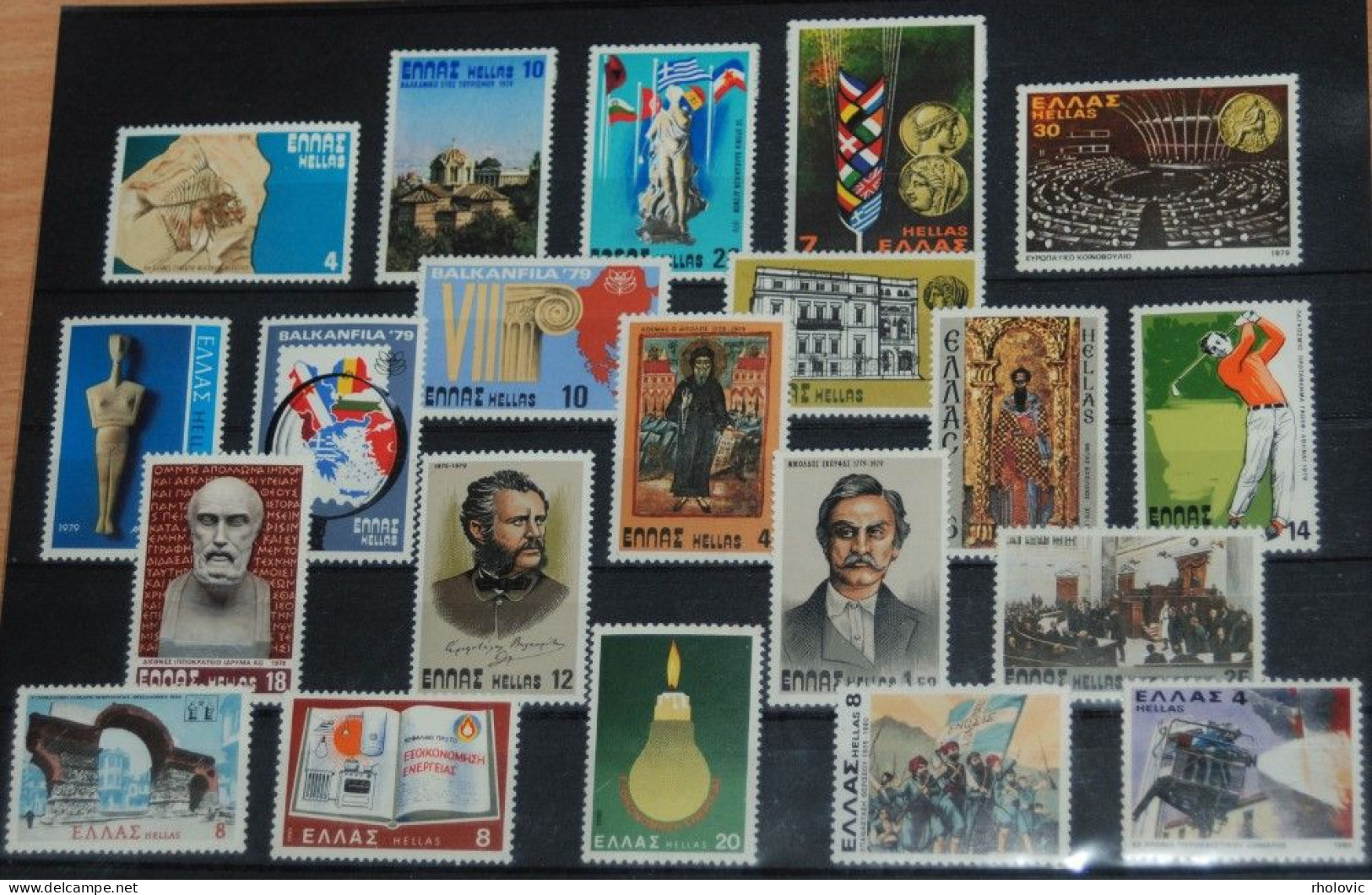 GREECE 1970-81, Mix Stamps, Collection, MNH** - Collections