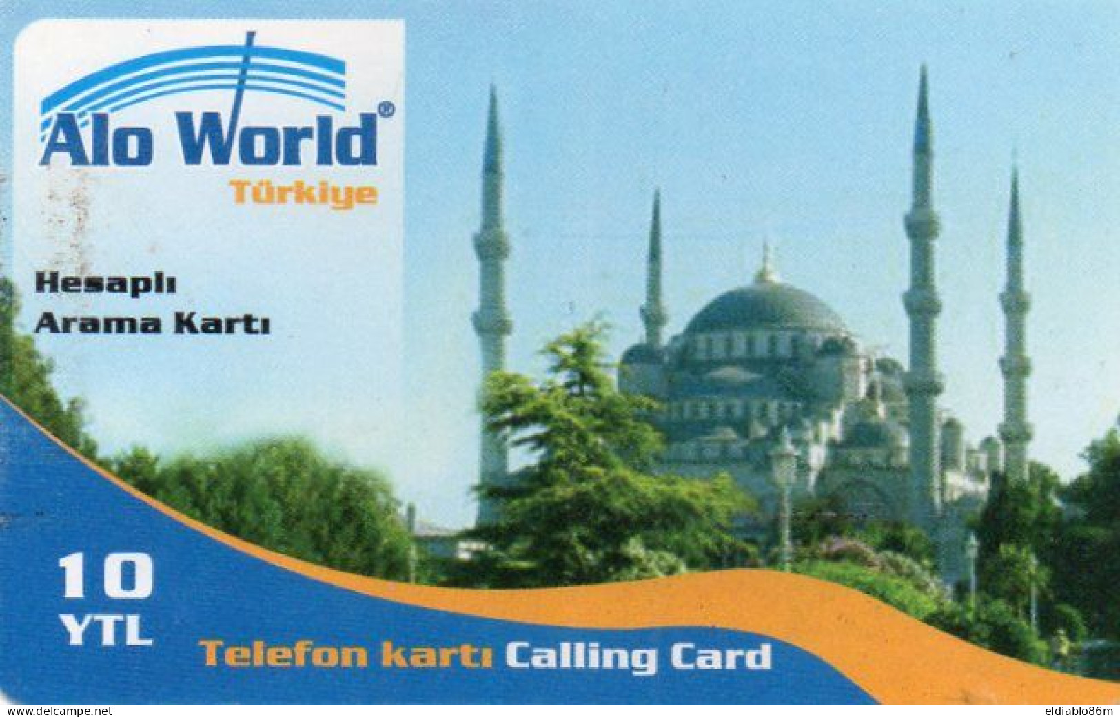 TURKEY - PREPAID - ALO WORLD - HAGIA SOGIA MOSQUE - Turkey