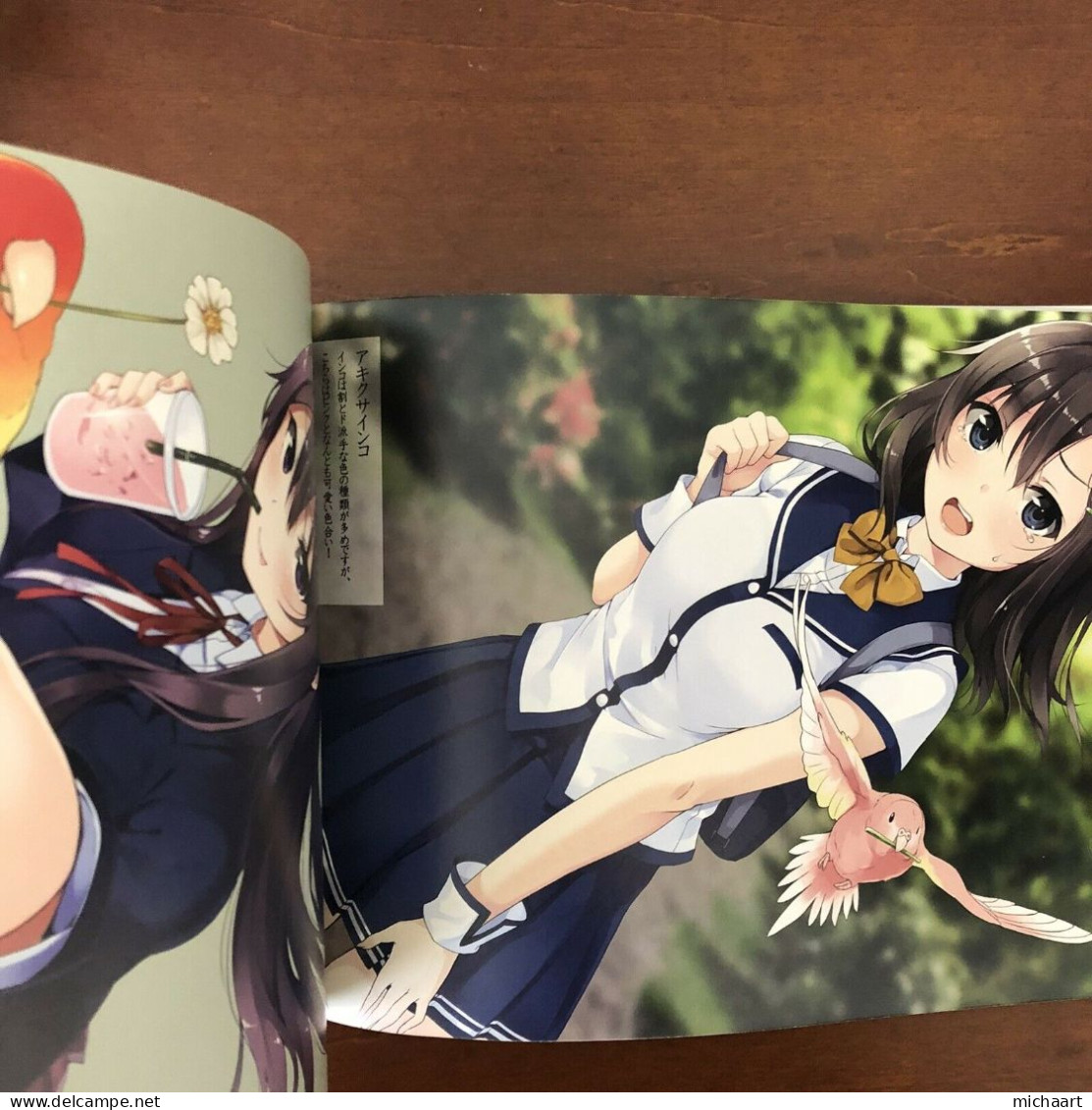Doujinshi Girls & Parakeets Unasaka Kissa Art Book Japan Manga 03025 - BD & Mangas (autres Langues)