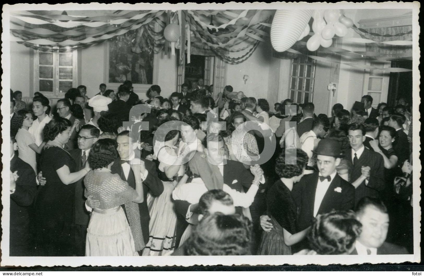 1954 ORIGINAL PHOTO CARNIVAL CLUBE MILITAR DE MACAU MACAO CHINA - Macao