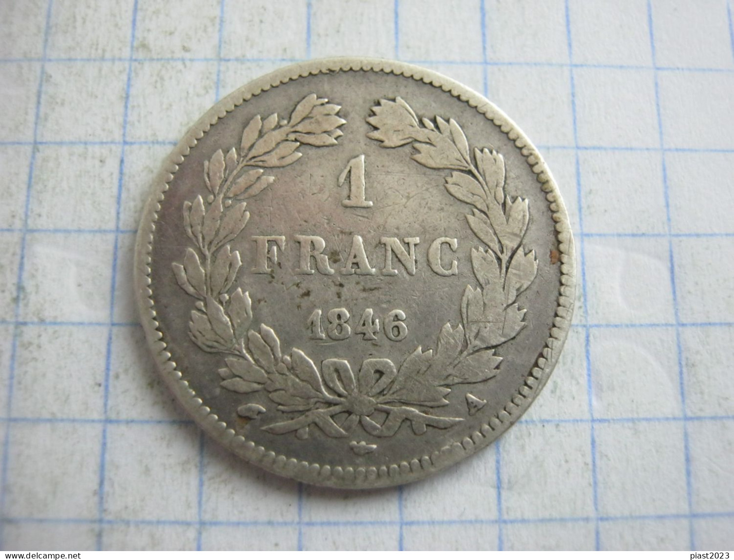 France 1 Franc 1846 A - 1 Franc