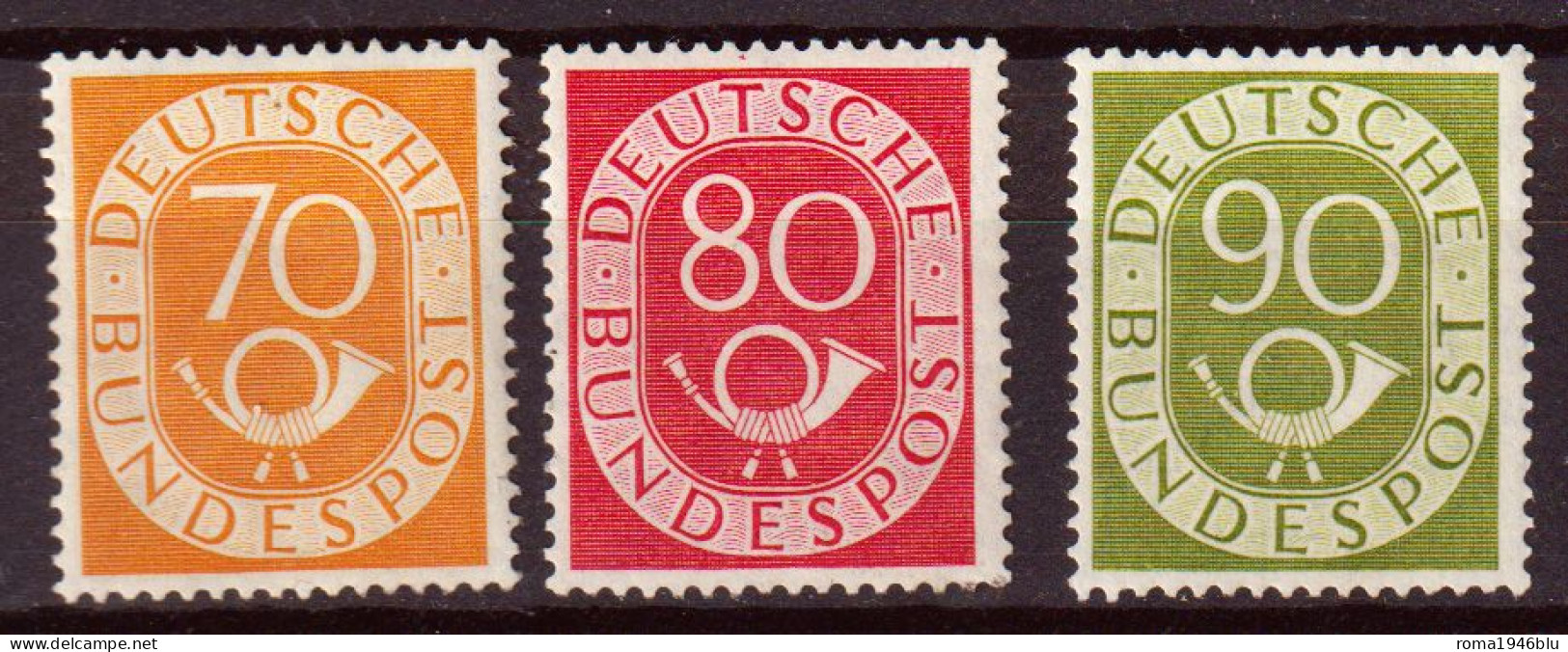 Germania 1951 Unif. 22/24 (**)/MNH F - Unused Stamps