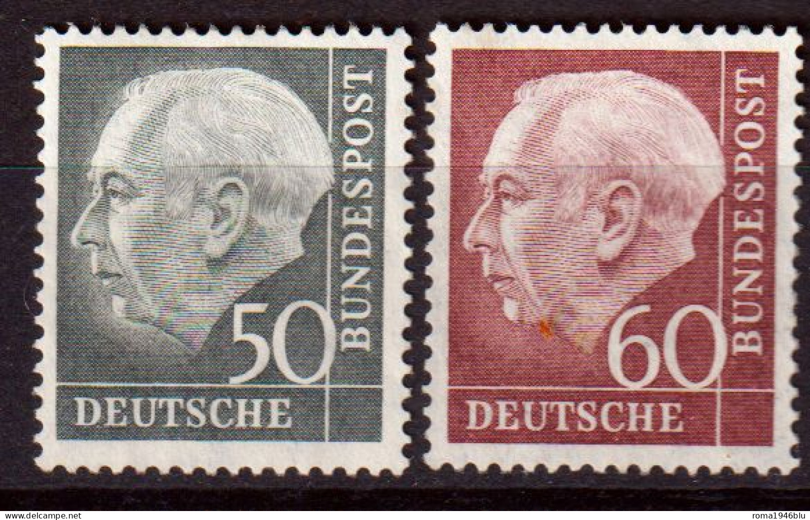 Germania 1954 Unif. 71A/B (**)/MNH F - Unused Stamps