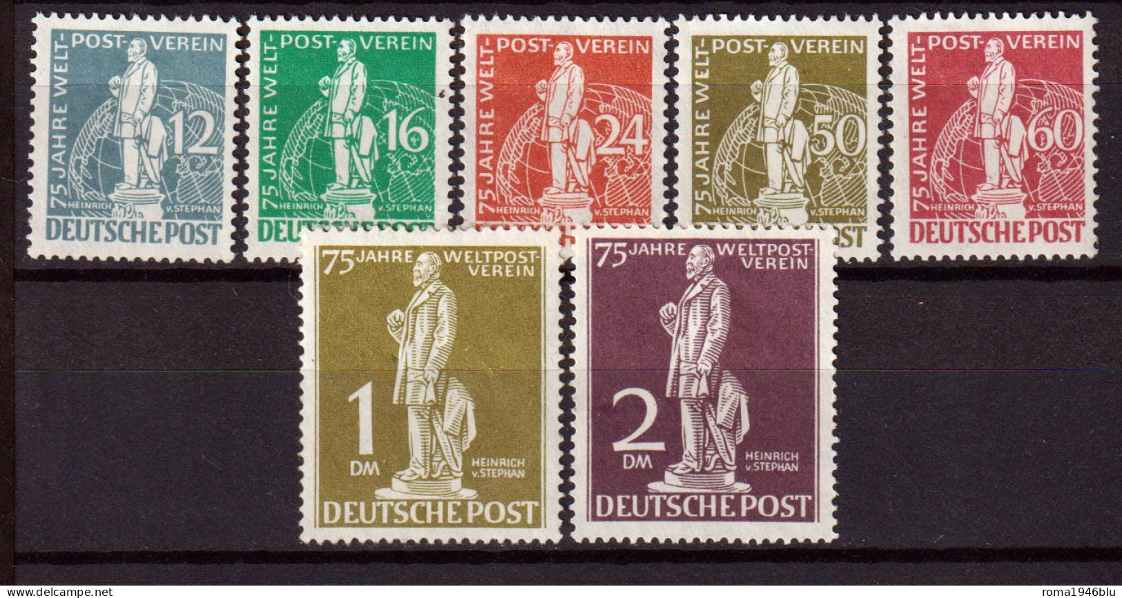 Germania Berlino 1949 Unif. 21/27 (**)/MNH VF/F - Ungebraucht