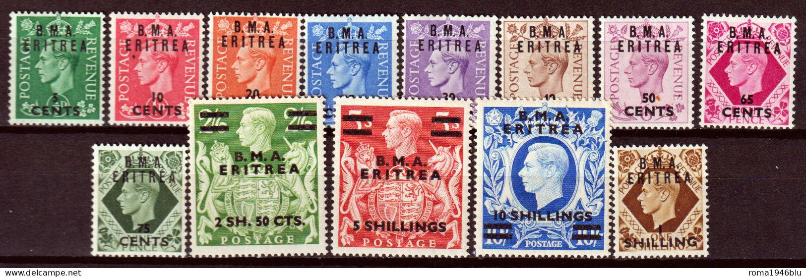 Eritrea 1948 Sass.1/13 */MH VF/F - Eritrea