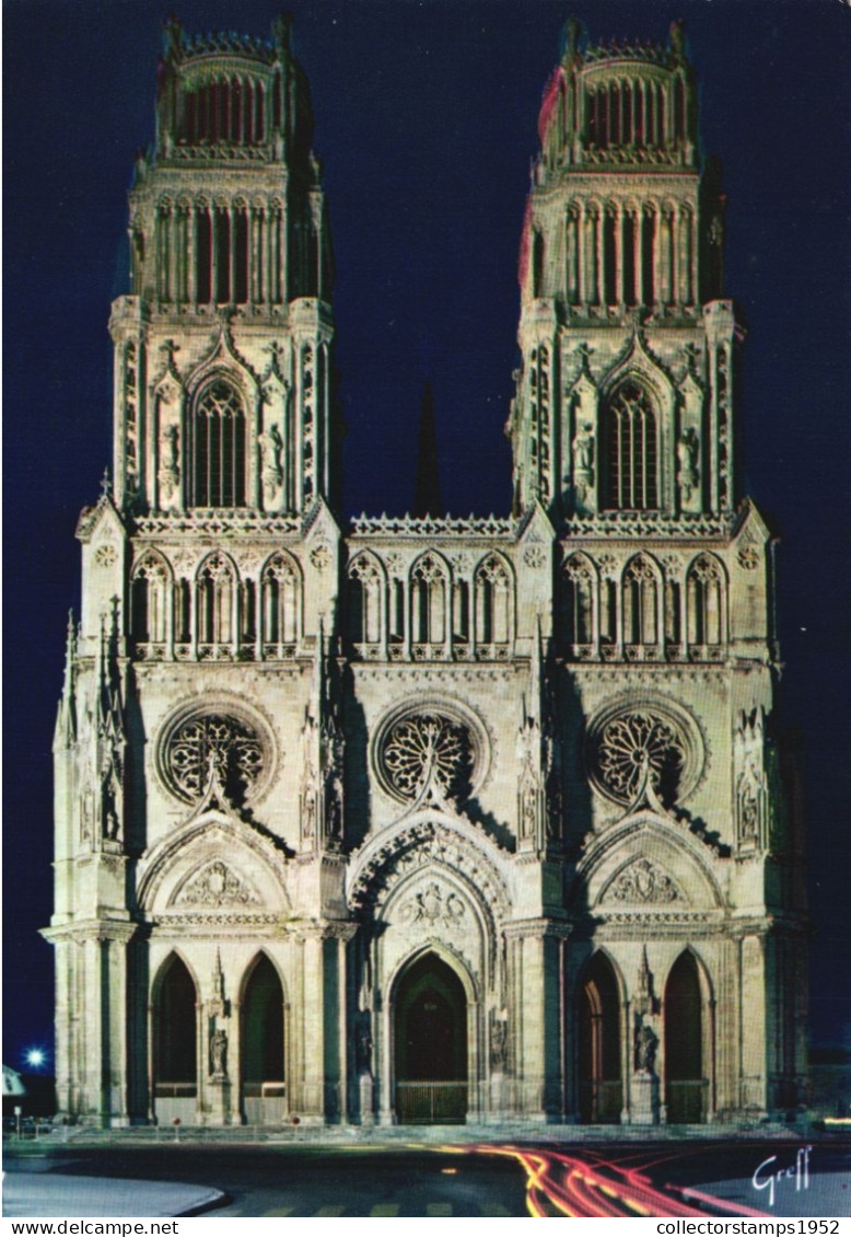 ORLEANS, CATHEDRAL, ARCHITECTURE, GREFF, FRANCE - Kirchen U. Kathedralen