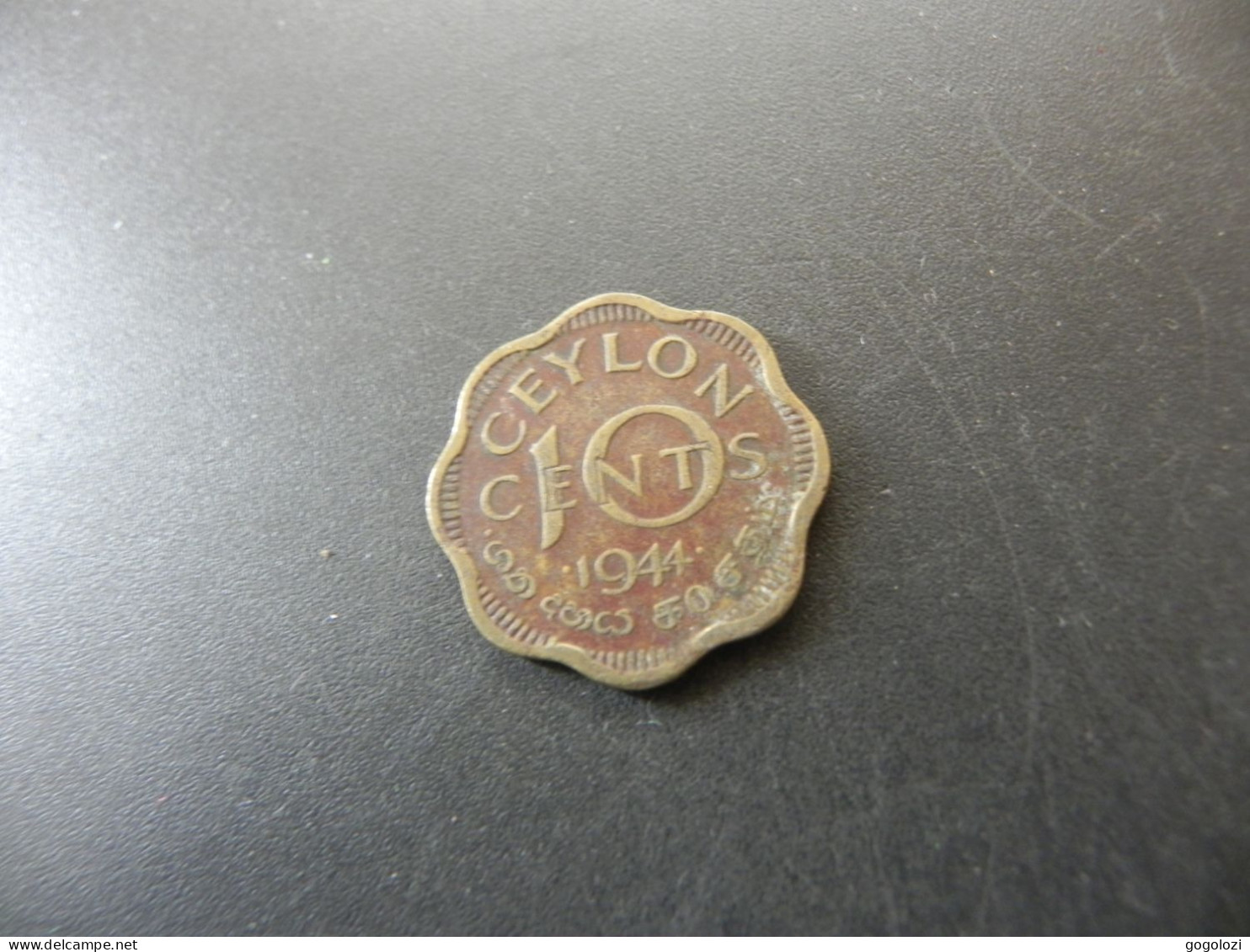 Ceylon 10 Cents 1944 - Sri Lanka