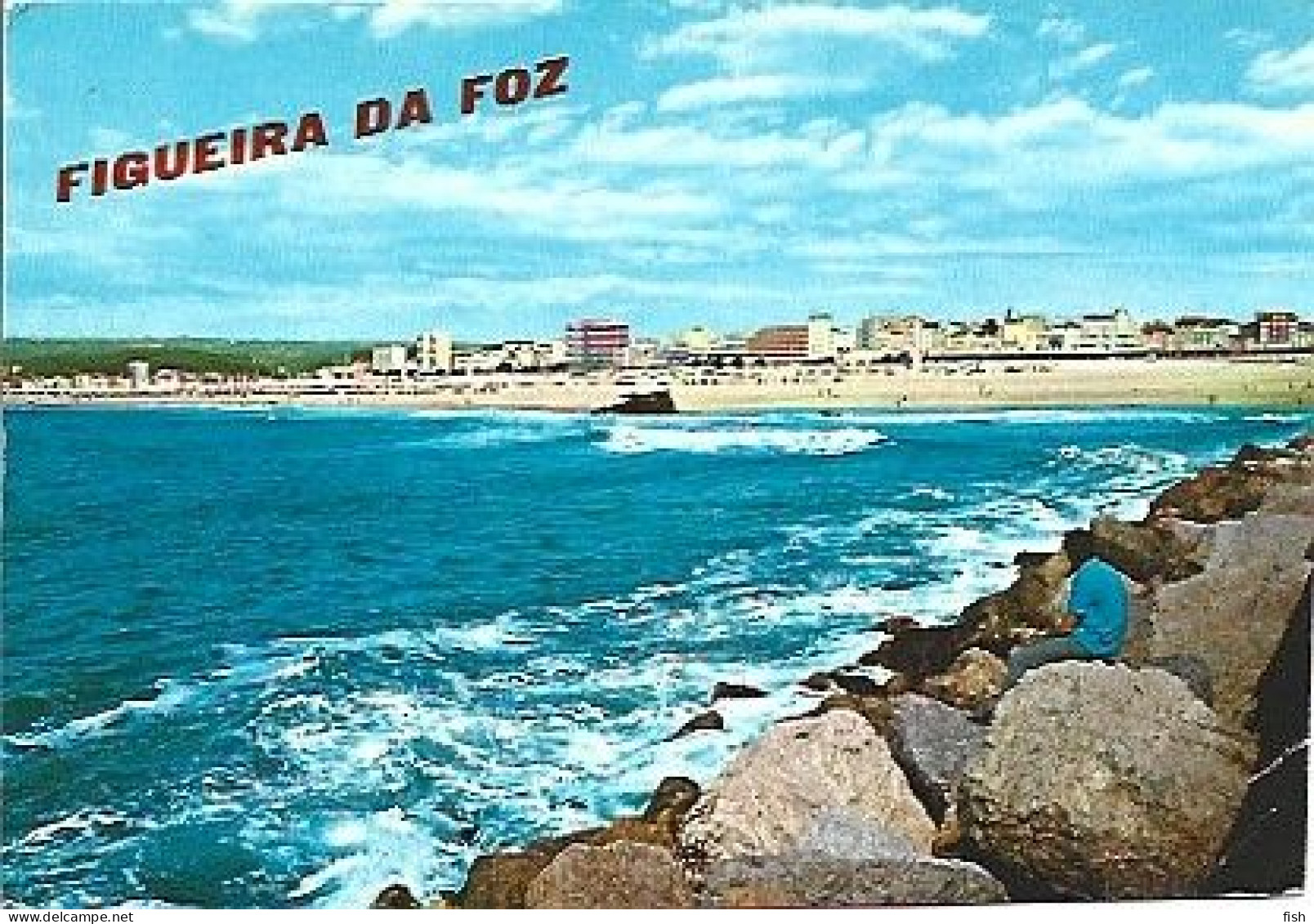 Portugal & Marcofilia, Figueira Da Foz, Beach, Partial City View, São Pedro De Moel (103) - Brieven En Documenten