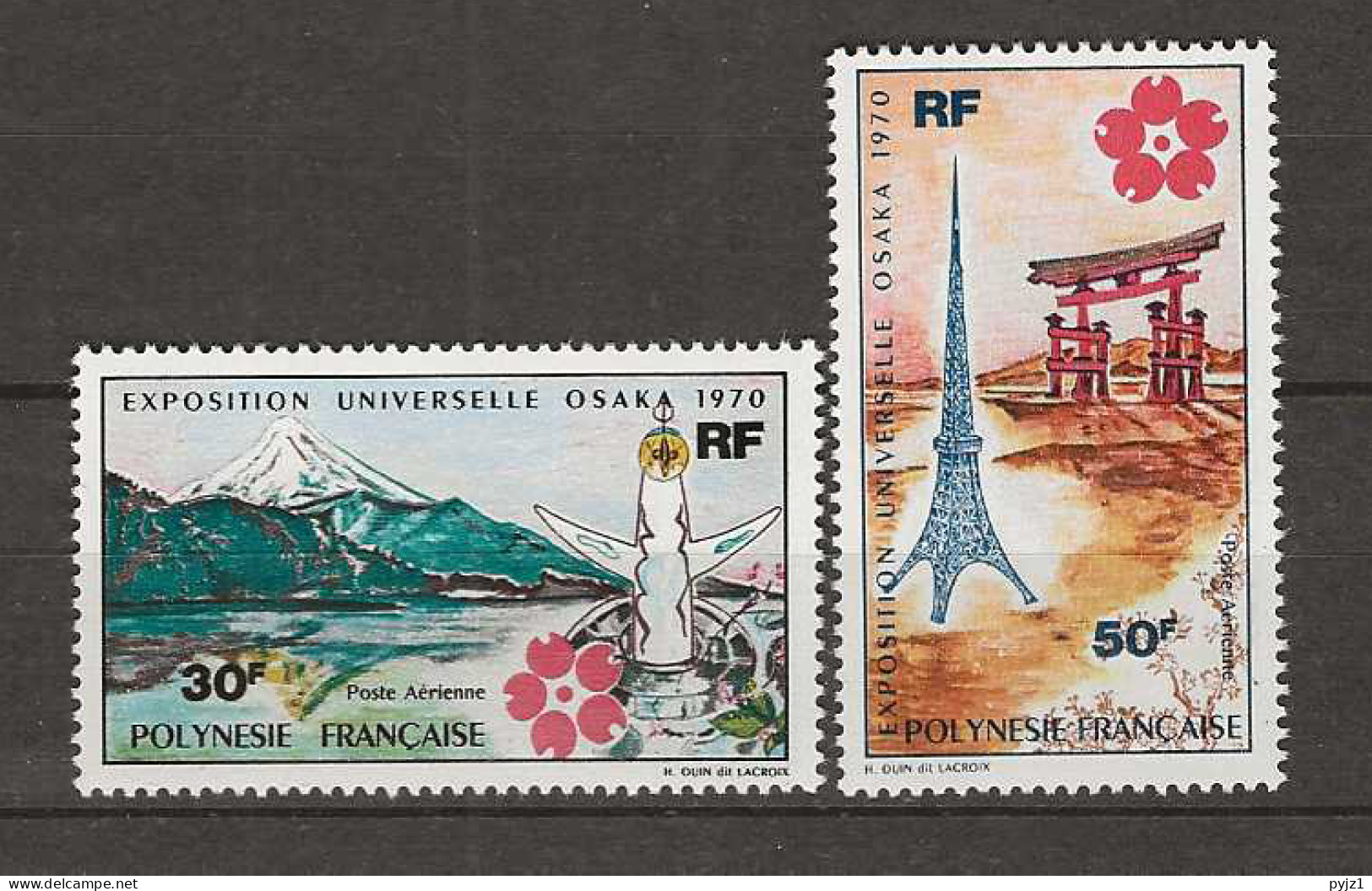 1970 MNH Polenesie Française Mi 113-14 Postfris** - Neufs