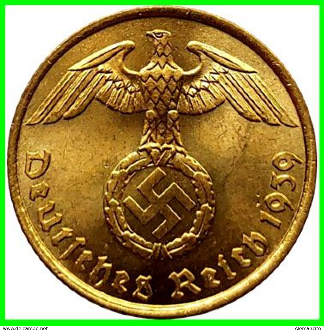 GERMANY - ALEMANIA DEUTFCHES REICH 6 MONEDAS DE 0.05 REICHSPFENNIG AÑO 1937 BRONCE 2ª GUERRA MUNDIAL - 5 Reichspfennig
