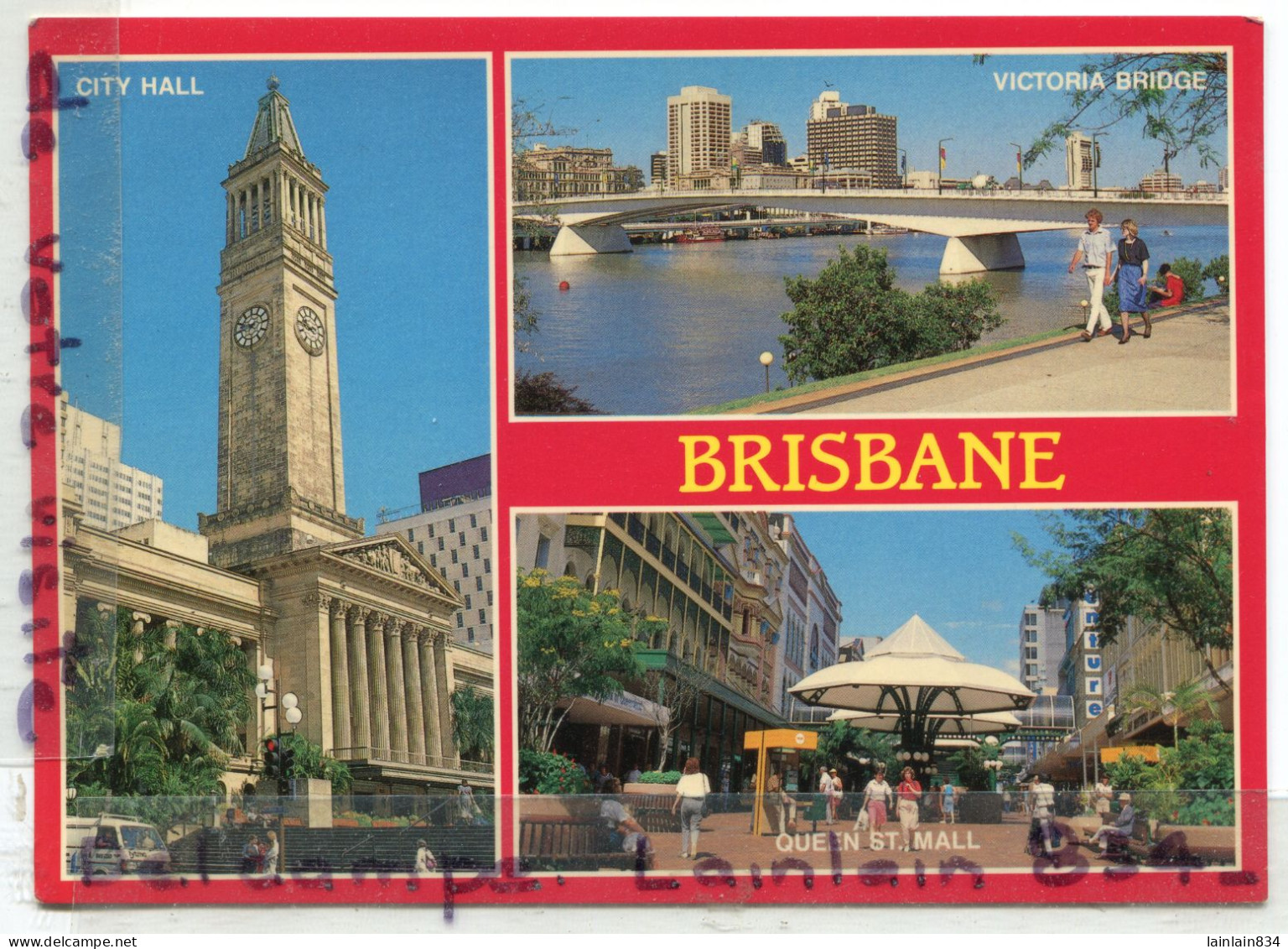 - BRISBANE- ( Queensland ), City Hall, Grand Format, Multi Vues, 3 Vues, Non écrite, Grand Format, TTBE, Scans. - Other & Unclassified