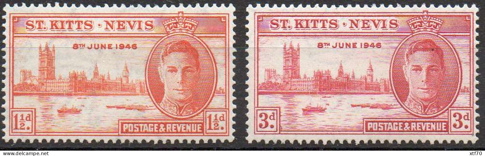 ST. KITTS-NEVIS 1946 Victory - St.Cristopher-Nevis & Anguilla (...-1980)