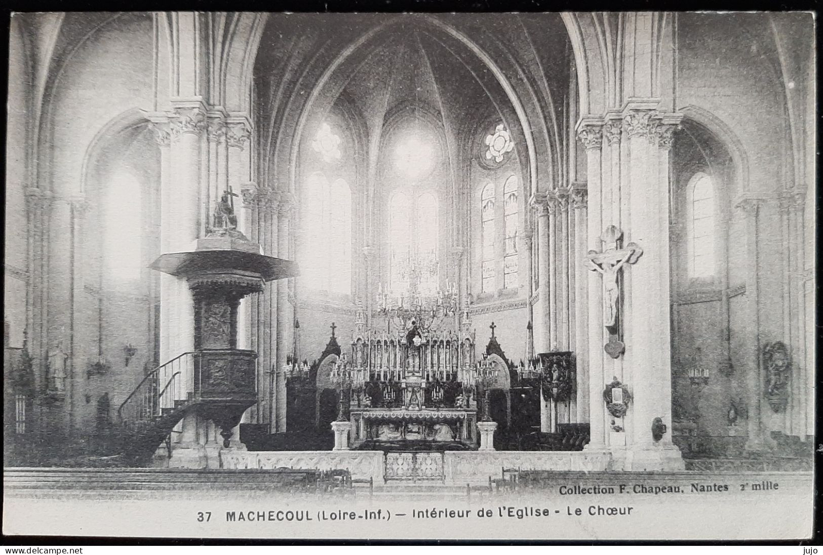 44 - MACHECOUL (Loire - Inf.) - Intérieur De L'Eglise - Le Choeur - Machecoul