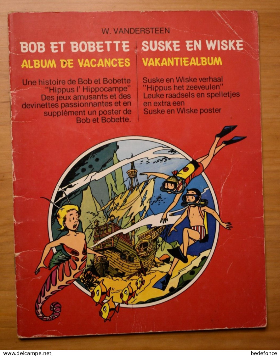 Bob Bobette - Suske Wiske - Album De Vacances - Vakantie Album -Vandersteen - EO - Suske En Wiske