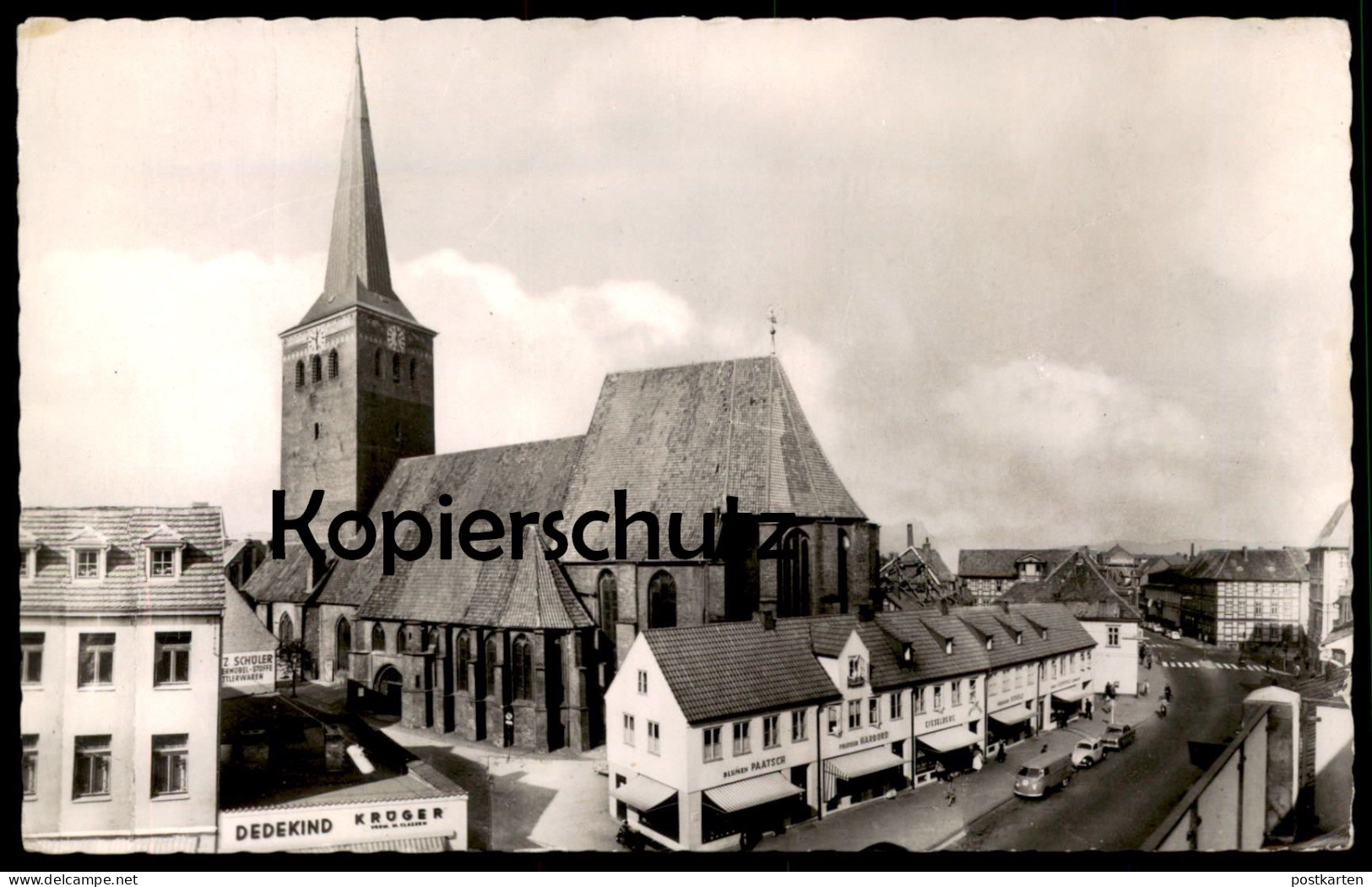 ÄLTERE POSTKARTE UELZEN HANNOVER ST. MARIENKIRCHE & DIE FÜNF PROPHETEN DEDEKIND HARBORD PAATSCH GIESELBERG SCHULZ AK - Uelzen