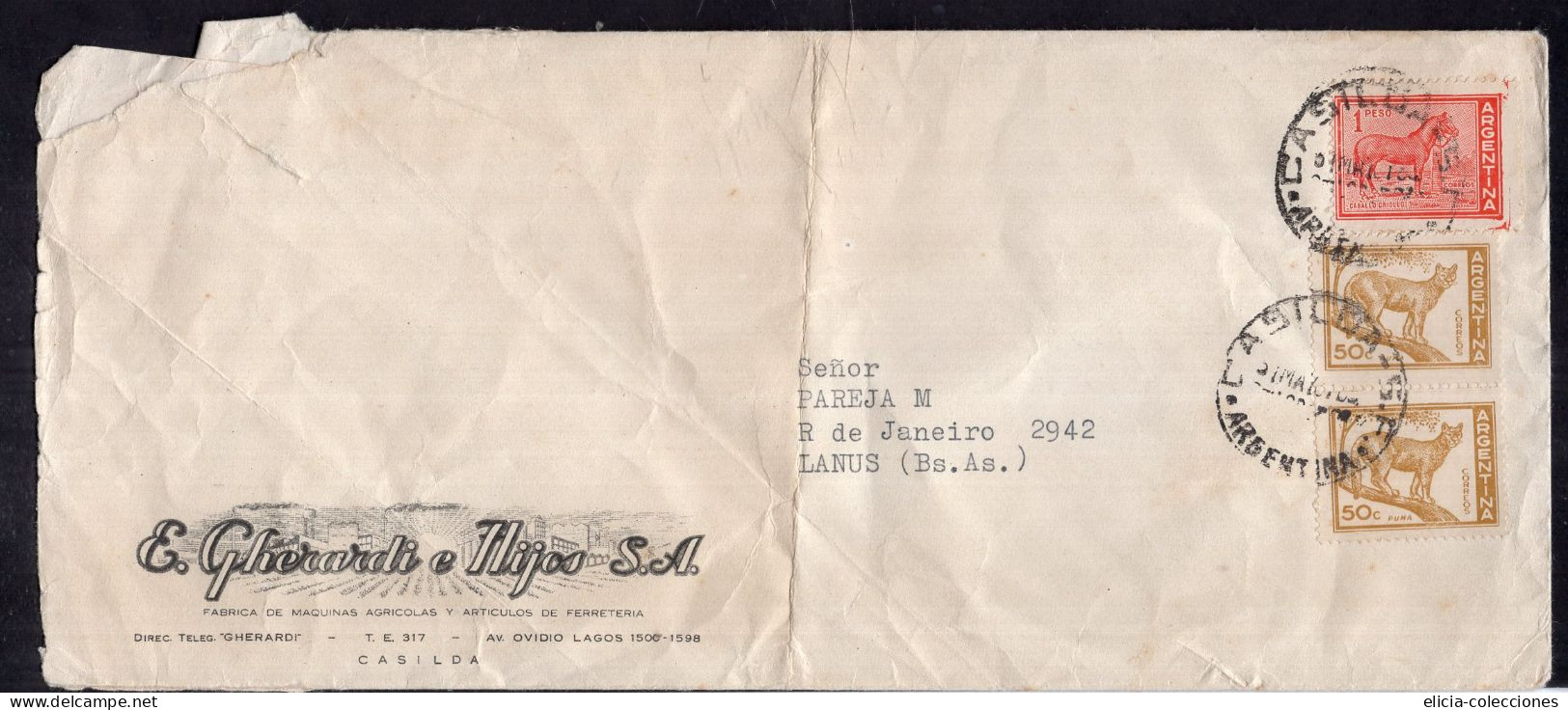 Argentina - 1976 - Letter - Commercial Envelope - Sent To Buenos Aires - Caja 1 - Covers & Documents