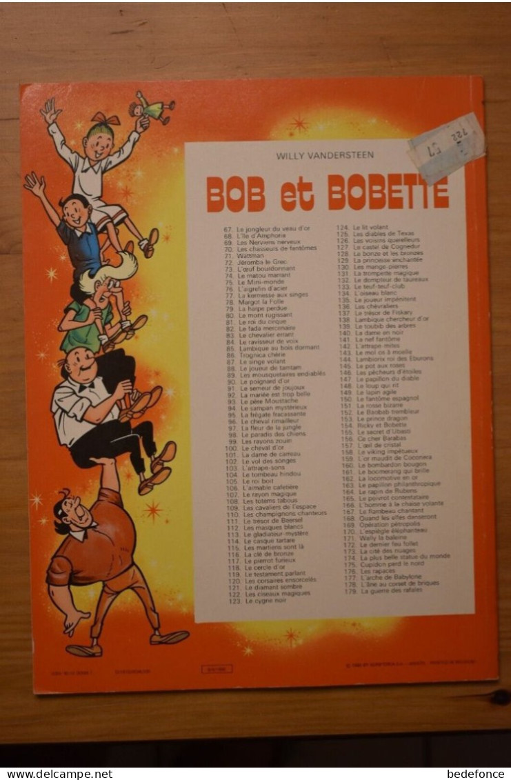 Bob Et Bobette - 143 - Le Mol Os à Moelle - Willy Vandersteen - Bob Et Bobette