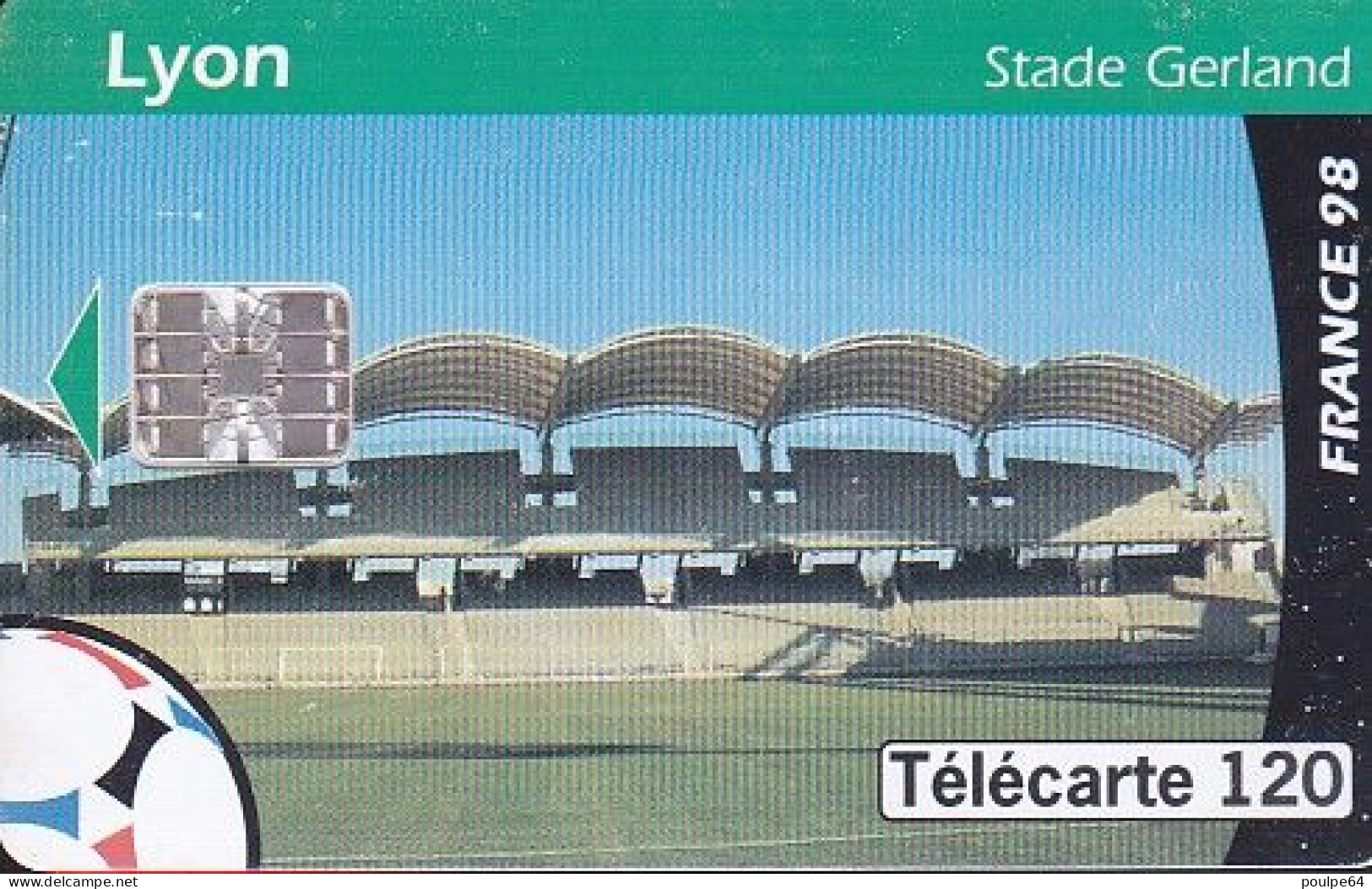 F875  06/1998 - LYON " Stade Gerland " - 120 SC7 - 1998