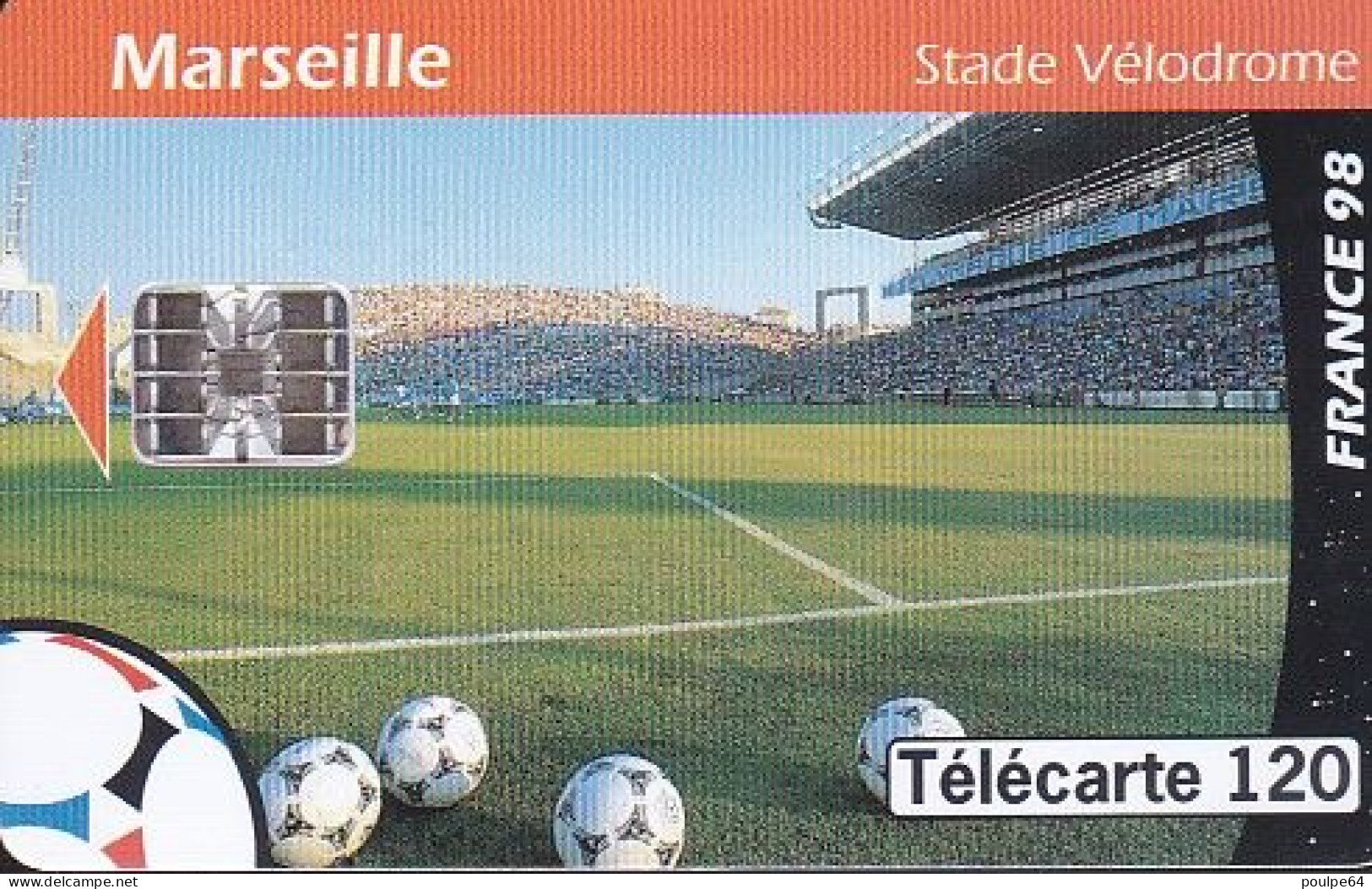 F876  06/1998 - MARSEILLE " Stade Vélodrome " - 120 SC7 - 1998