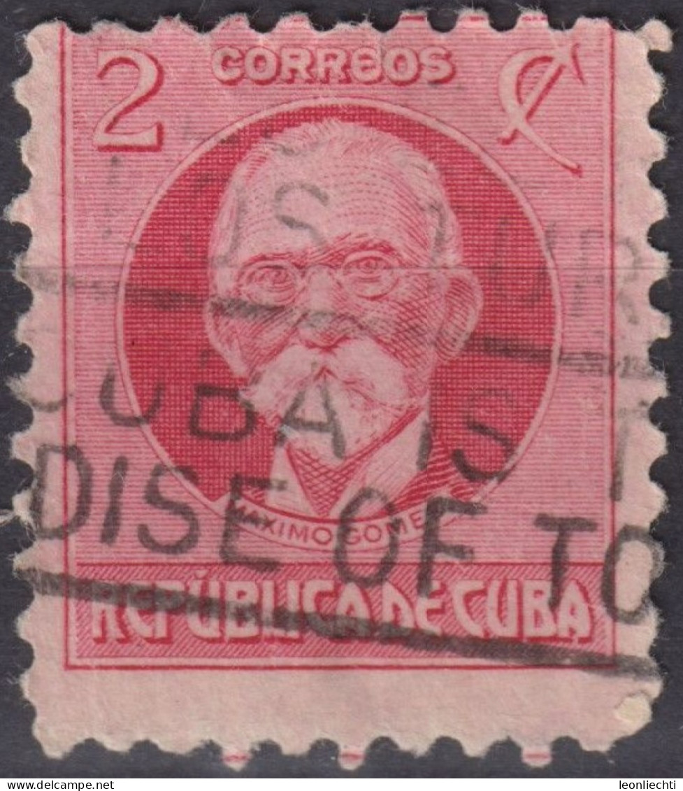 1930 Kuba - Rep. °  Mi:CU 49C, Sn:CU 309, Yt:CU 185b, Maximo Gomez (1836-1905) - Oblitérés