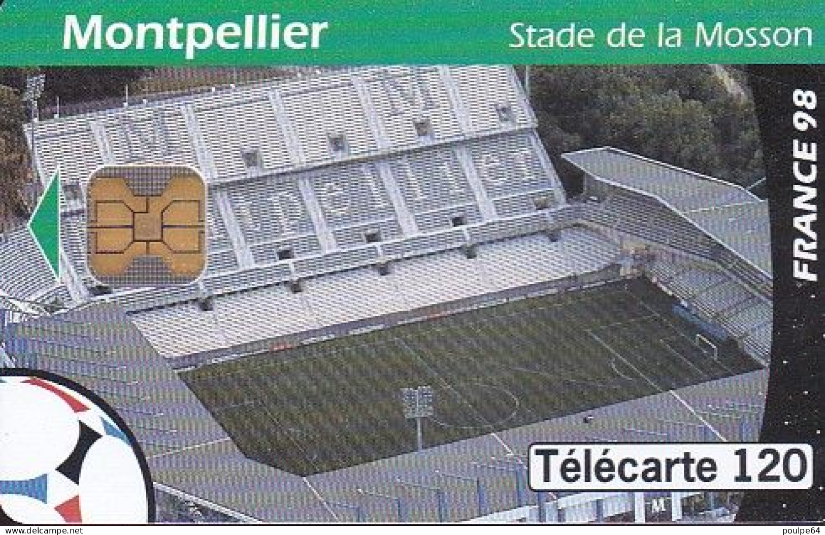 F877  06/1998 - MONTPELLIER " Stade De La Mosson " - 120 OB2 - 1998