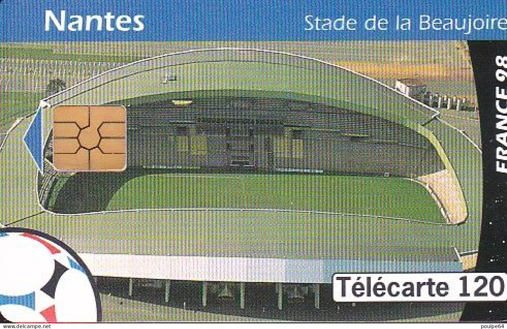 F878  06/1998 - NANTES " Stade De La Beaujoire " - 120 GEM2 - 1998