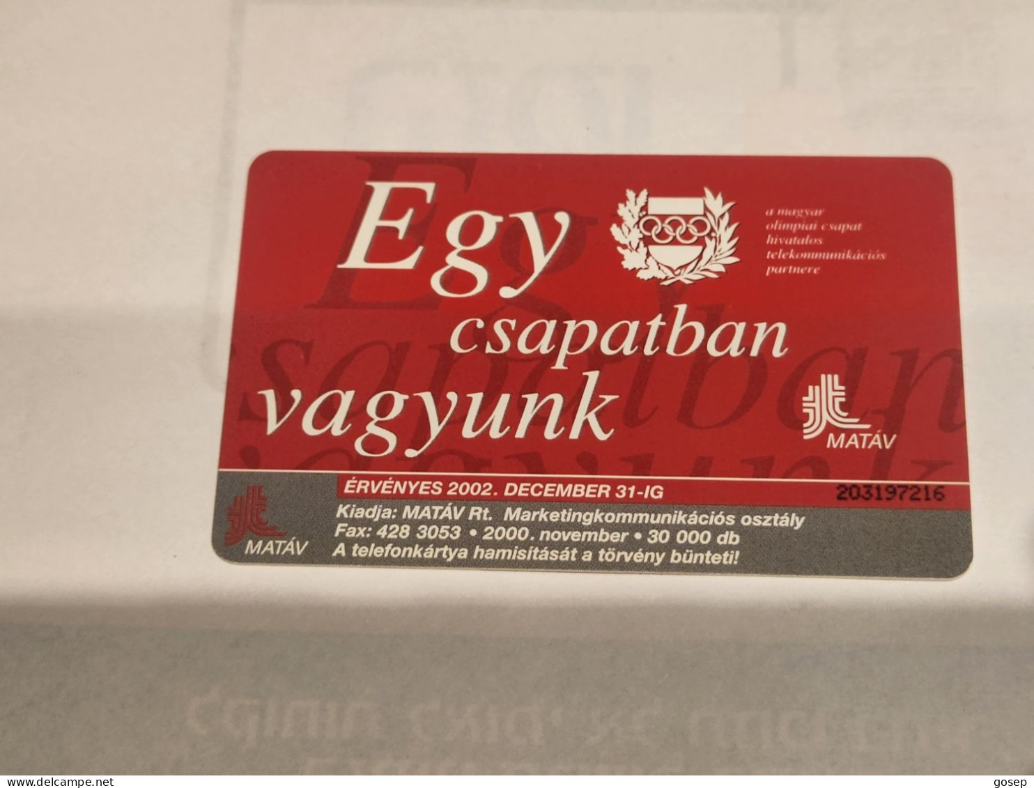 HUNGARY-(HU-P-2000-51)-Kovács Ágnes-(105)(500Ft)(203197216)(tirage-30.000)-used,card+1card Prepiad Free - Ungarn