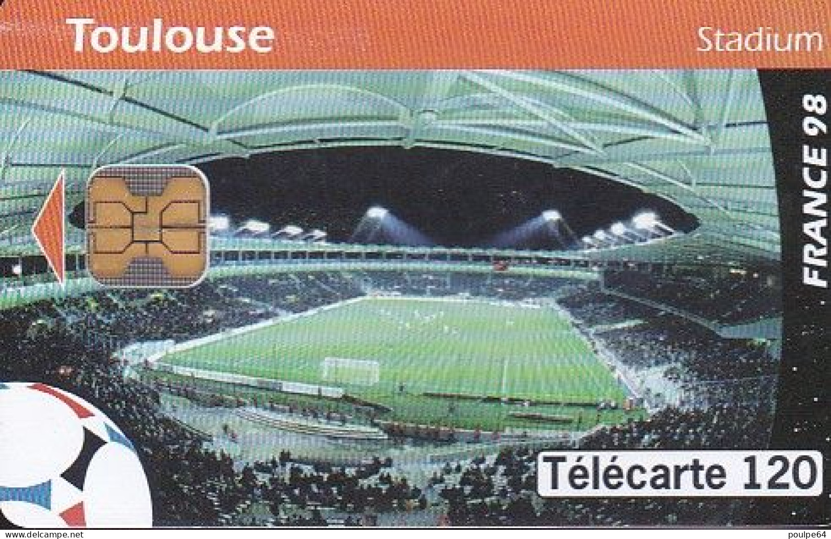 F881  06/1998 - TOULOUSE " Le Stadium " - 120 OB2 - 1998