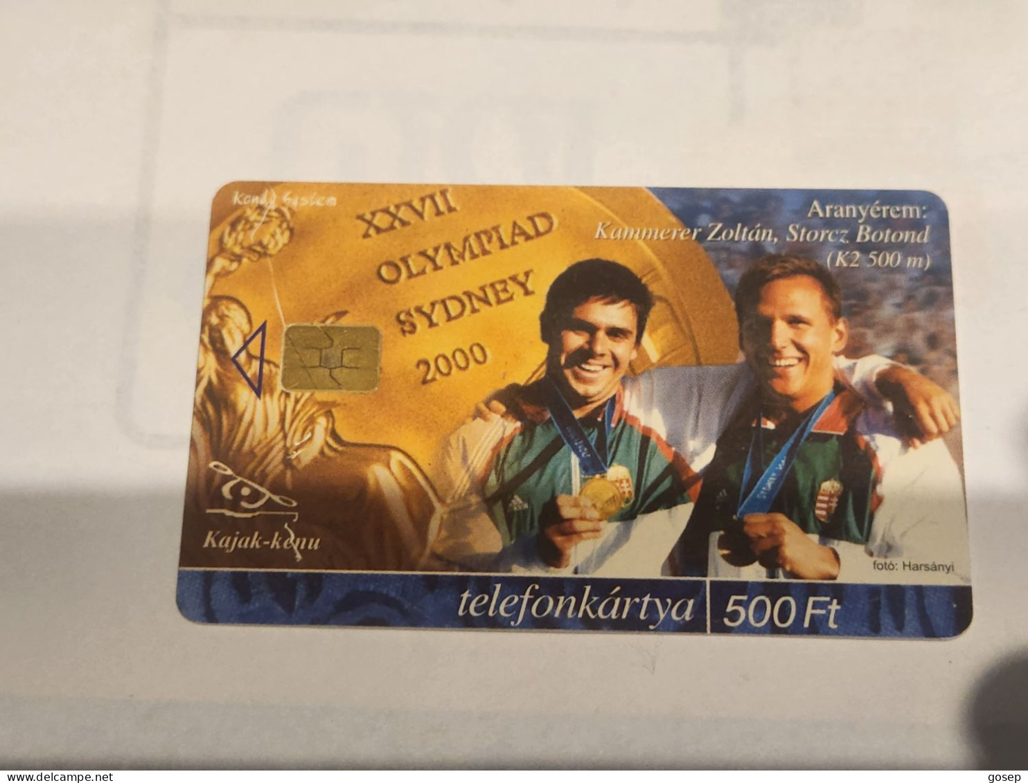 HUNGARY-(HU-P-2000-54)-Kammerer-Storcz-(110)(500Ft)(203195091)(tirage-30.000)-used,card+1card Prepiad Free - Ungarn