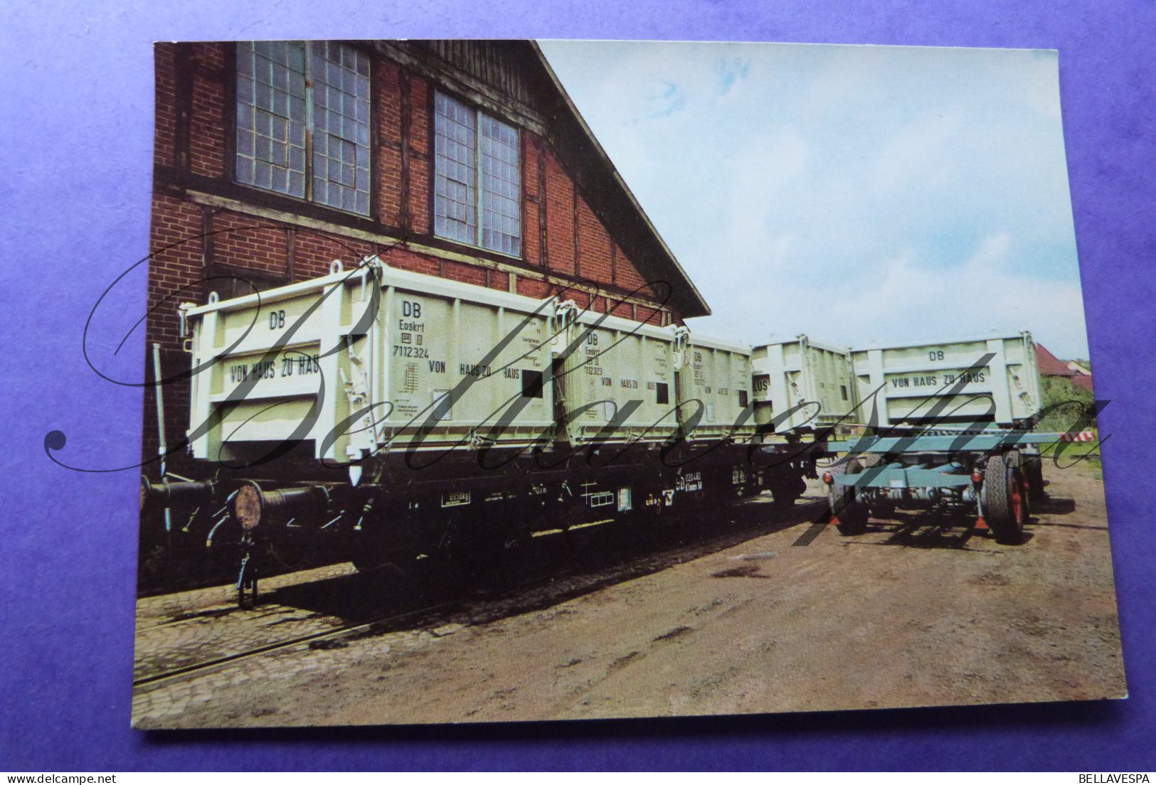 chemin de fer Spoorweg Railroad Lot x 10 postcard Cpa Goederen  Deutsche Bundesbahn Werbeamt Transport