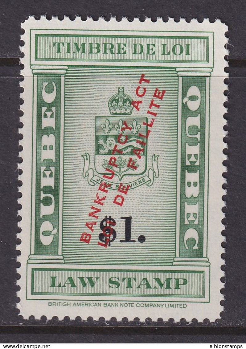 Canada Revenue (Quebec), Van Dam QL119, MNH - Fiscale Zegels