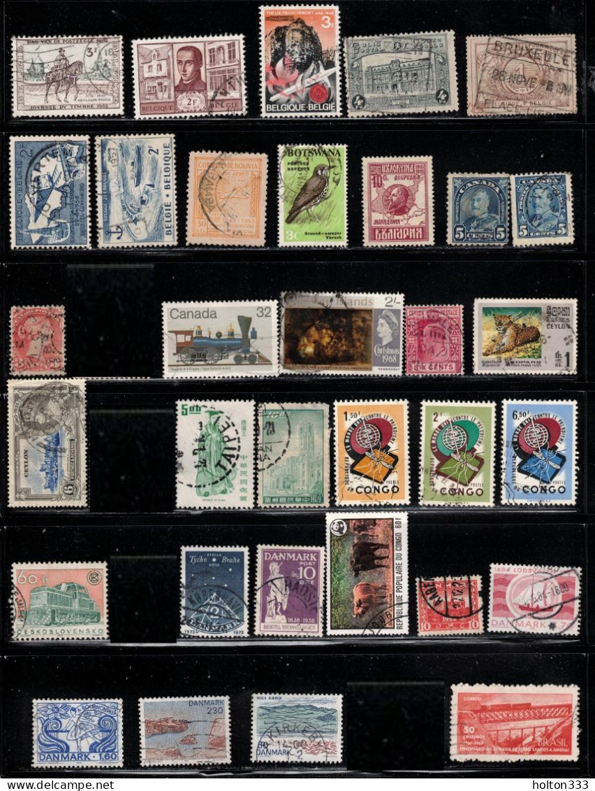 WORLDWIDE Collection Of Used Stamps - Many Countries - Possible Small Faults - Collections (sans Albums)