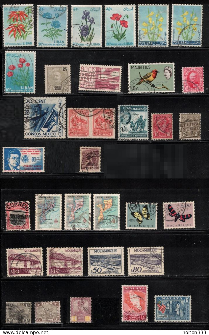 WORLDWIDE Collection Of Used Stamps - Many Countries - Possible Small Faults