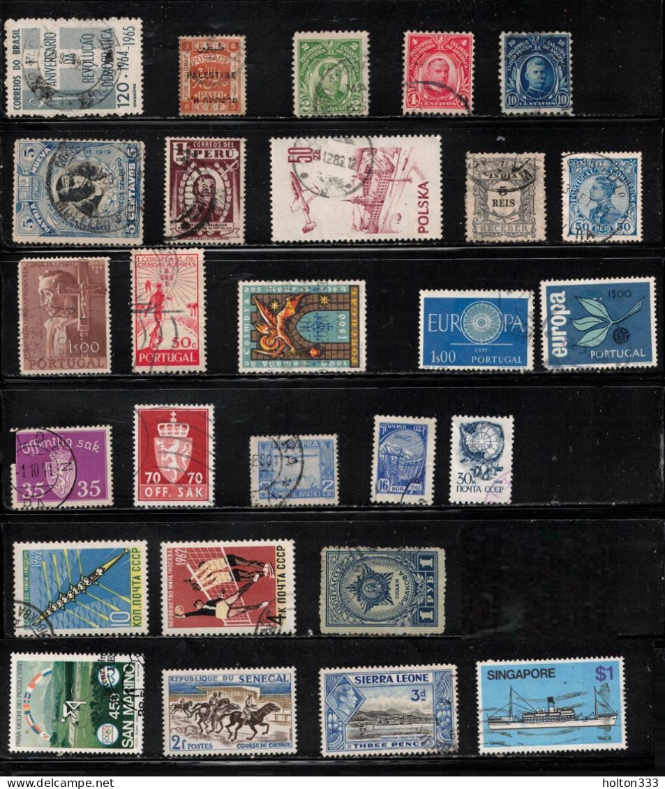 WORLDWIDE Collection Of Used Stamps - Many Countries - Possible Small Faults