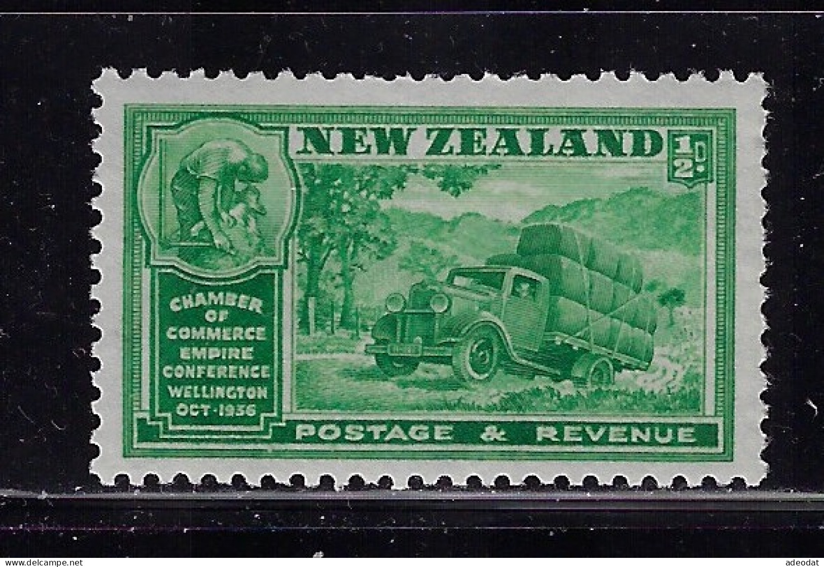 NEW ZEALAND 1936 WOOD INDUSTRY  SCOTT #218  MNH - Ungebraucht