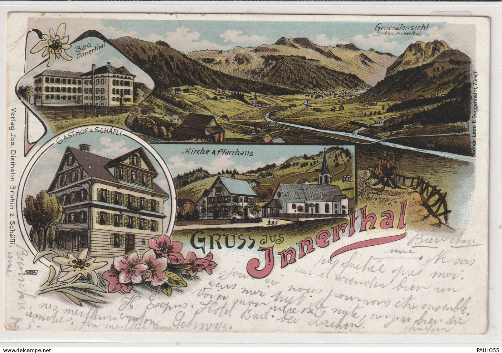 GRUSS AUS JNNERTHAL LITHO - Steinerberg