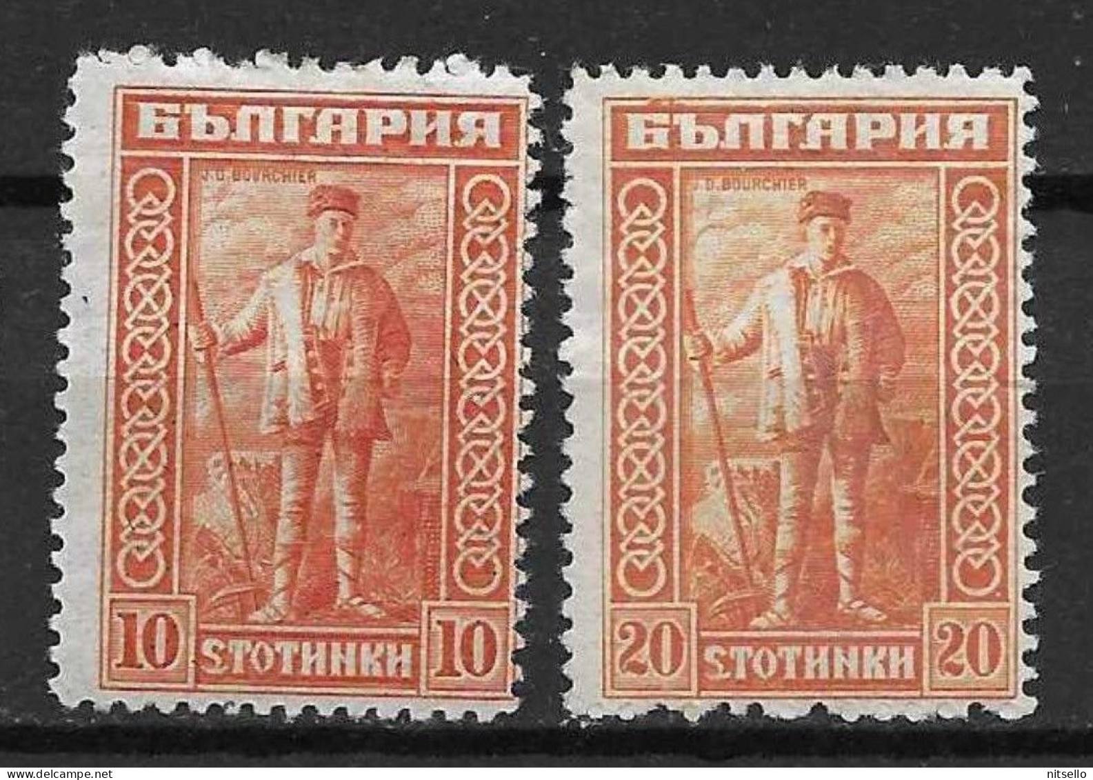 LOTE 2184  ///  BULGARIA  1922    YVERT Nº: 164/165            ¡¡¡LIQUIDATION!!! - Oblitérés