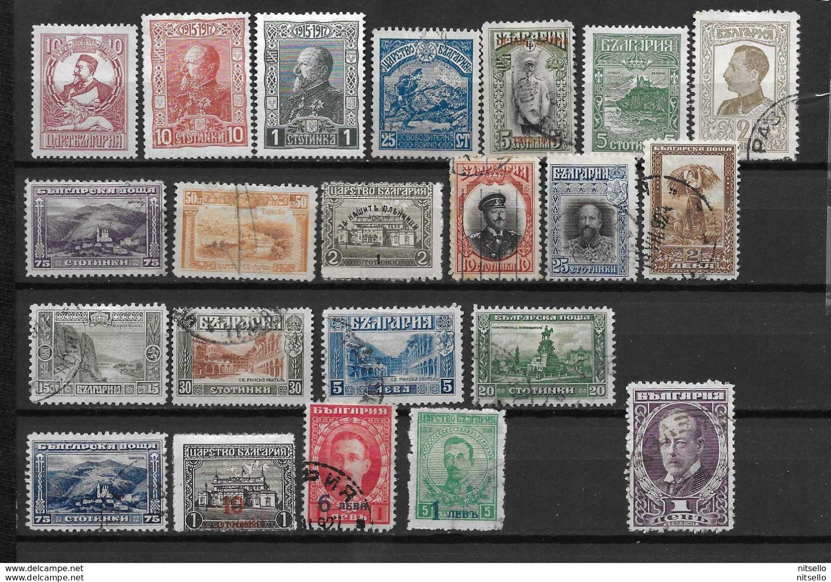 LOTE 2184  ///   BULGARIA 1909 -1925  LOTE            ¡¡¡LIQUIDATION!!! - Gebruikt