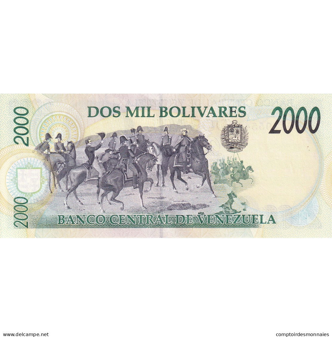 Venezuela, 2000 Bolivares, 1998, 1998-08-06, KM:77c, SPL - Venezuela