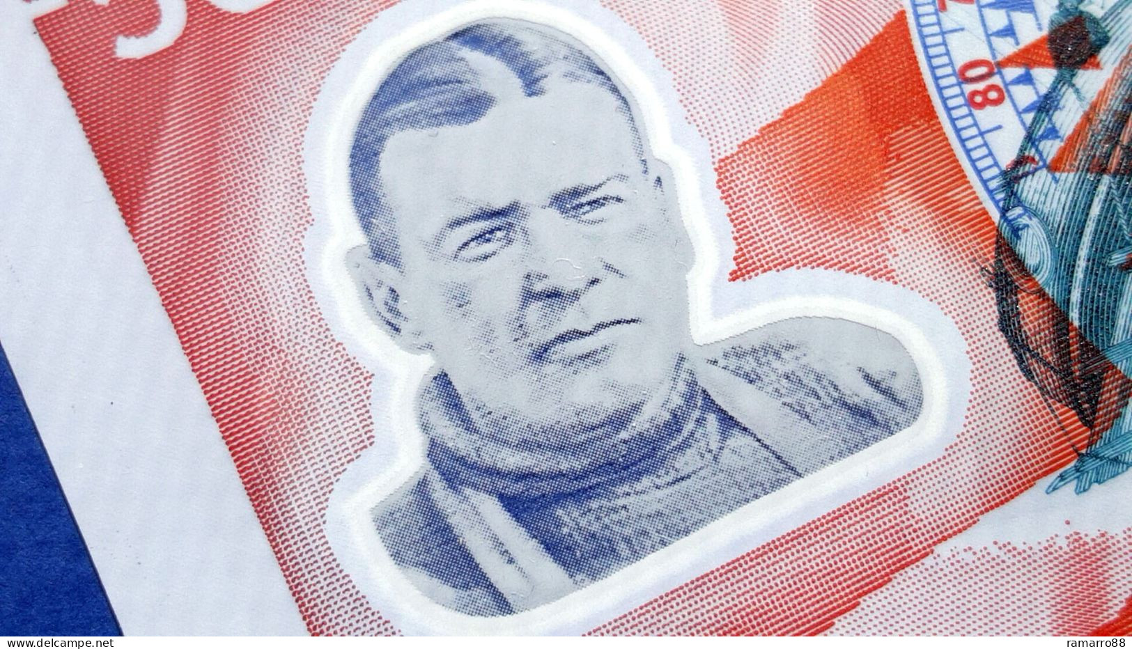 De La Rue - Antarctic Voyage Ernest Shackleton - Pink Type - Polymer Specimen Test Note Unc - Specimen